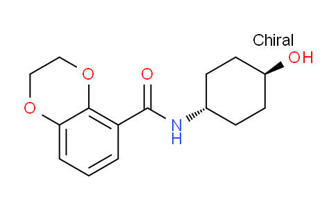 CAS No. 1353980-87-6, N-((1r,4r)-4-Hydroxycyclohexyl)-2,3-dihydrobenzo[b][1,4]dioxine-5-carboxamide