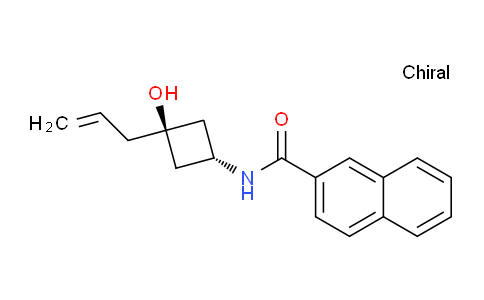 CAS No. 1313759-97-5, N-((1S,3r)-3-allyl-3-hydroxycyclobutyl)-2-naphthamide