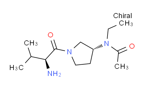 CAS No. 1401665-75-5, N-((R)-1-((S)-2-Amino-3-methylbutanoyl)pyrrolidin-3-yl)-N-ethylacetamide