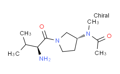 CAS No. 1401665-69-7, N-((R)-1-((S)-2-Amino-3-methylbutanoyl)pyrrolidin-3-yl)-N-methylacetamide