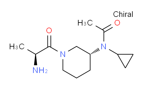 CAS No. 1401664-85-4, N-((R)-1-((S)-2-Aminopropanoyl)piperidin-3-yl)-N-cyclopropylacetamide