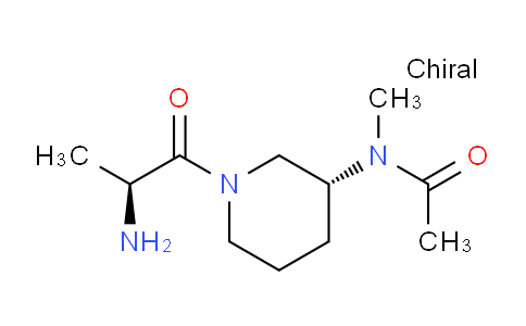 CAS No. 1401668-78-7, N-((R)-1-((S)-2-Aminopropanoyl)piperidin-3-yl)-N-methylacetamide