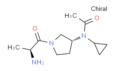 CAS No. 1401665-63-1, N-((R)-1-((S)-2-Aminopropanoyl)pyrrolidin-3-yl)-N-cyclopropylacetamide