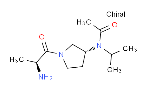 CAS No. 1401665-70-0, N-((R)-1-((S)-2-Aminopropanoyl)pyrrolidin-3-yl)-N-isopropylacetamide