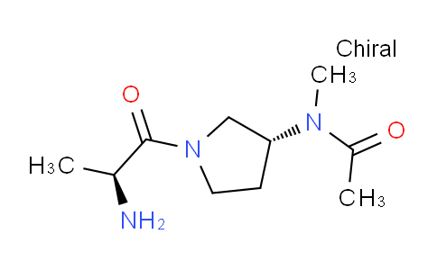 CAS No. 1401668-76-5, N-((R)-1-((S)-2-Aminopropanoyl)pyrrolidin-3-yl)-N-methylacetamide