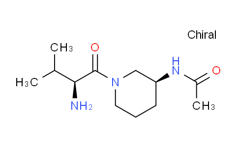 CAS No. 1401664-88-7, N-((S)-1-((S)-2-Amino-3-methylbutanoyl)piperidin-3-yl)acetamide