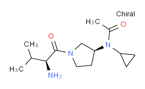 CAS No. 1401665-86-8, N-((S)-1-((S)-2-Amino-3-methylbutanoyl)pyrrolidin-3-yl)-N-cyclopropylacetamide