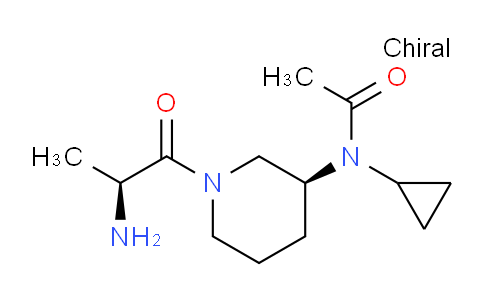 CAS No. 1401665-65-3, N-((S)-1-((S)-2-Aminopropanoyl)piperidin-3-yl)-N-cyclopropylacetamide