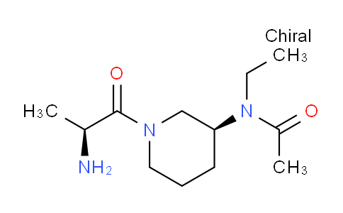 CAS No. 1401666-08-7, N-((S)-1-((S)-2-Aminopropanoyl)piperidin-3-yl)-N-ethylacetamide