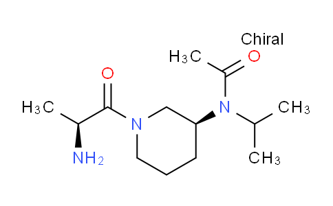 CAS No. 1401664-93-4, N-((S)-1-((S)-2-Aminopropanoyl)piperidin-3-yl)-N-isopropylacetamide