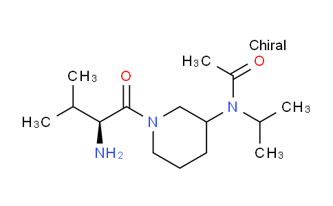CAS No. 1354028-58-2, N-(1-((S)-2-Amino-3-methylbutanoyl)piperidin-3-yl)-N-isopropylacetamide