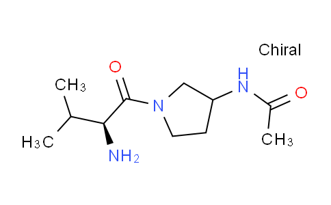 CAS No. 1354025-49-2, N-(1-((S)-2-Amino-3-methylbutanoyl)pyrrolidin-3-yl)acetamide