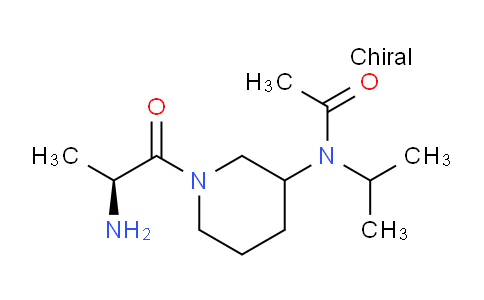 CAS No. 1354025-95-8, N-(1-((S)-2-Aminopropanoyl)piperidin-3-yl)-N-isopropylacetamide