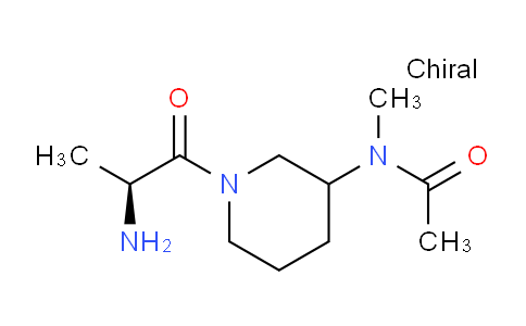 CAS No. 1354027-05-6, N-(1-((S)-2-Aminopropanoyl)piperidin-3-yl)-N-methylacetamide
