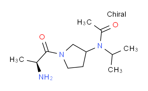 CAS No. 1354029-59-6, N-(1-((S)-2-Aminopropanoyl)pyrrolidin-3-yl)-N-isopropylacetamide
