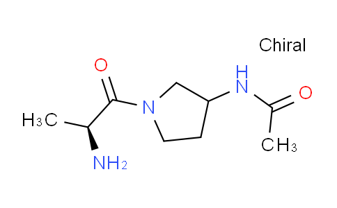CAS No. 1354026-61-1, N-(1-((S)-2-Aminopropanoyl)pyrrolidin-3-yl)acetamide