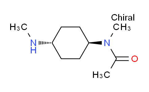 CAS No. 1690910-33-8, N-Methyl-N-((1r,4r)-4-(methylamino)cyclohexyl)acetamide