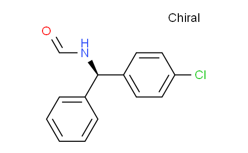 CAS No. 474654-18-7, N-[(R)-(4-chlorophenyl)phenylmethyl]formamide
