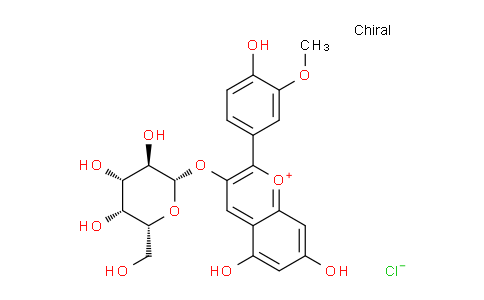 CAS No. 28148-89-2, Peonidin 3-O-b-galactopyranoside chloride