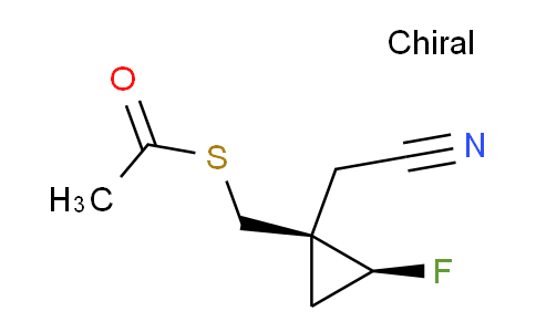 S-(((1R,2S)-1-(Cyanomethyl)-2-fluorocyclopropyl)methyl) ethanethioate