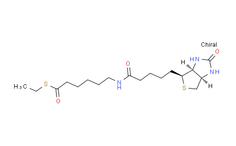 CAS No. 353754-94-6, S-Ethyl 6-(5-((3aS,4S,6aR)-2-oxohexahydro-1H-thieno[3,4-d]imidazol-4-yl)pentanamido)hexanethioate