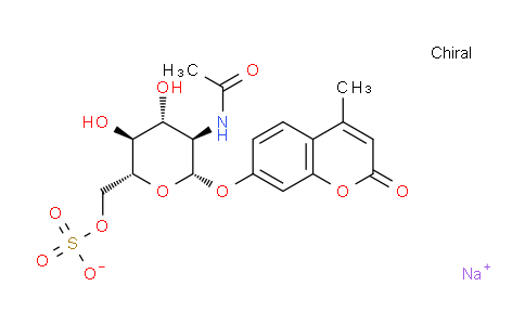 CAS No. 142439-99-4, Sodium ((2R,3S,4R,5R,6S)-5-acetamido-3,4-dihydroxy-6-((4-methyl-2-oxo-2H-chromen-7-yl)oxy)tetrahydro-2H-pyran-2-yl)methyl sulfate