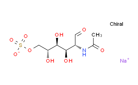 CAS No. 108321-79-5, Sodium (2R,3S,4R,5R)-5-acetamido-2,3,4-trihydroxy-6-oxohexyl sulfate