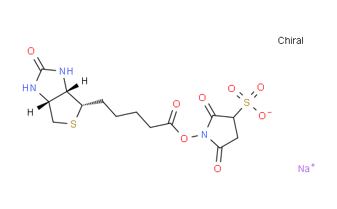 CAS No. 194041-65-1, Sodium 2,5-dioxo-1-((5-((3aS,4S,6aR)-2-oxohexahydro-1H-thieno[3,4-d]imidazol-4-yl)pentanoyl)oxy)pyrrolidine-3-sulfonate