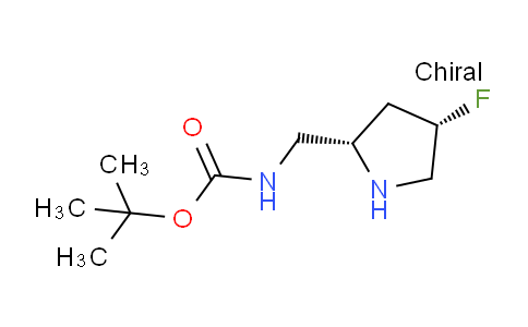 CAS No. 1807885-20-6, tert-Butyl (((2S,4S)-4-fluoropyrrolidin-2-yl)methyl)carbamate