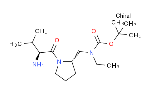 CAS No. 1401669-07-5, tert-Butyl (((S)-1-((S)-2-amino-3-methylbutanoyl)pyrrolidin-2-yl)methyl)(ethyl)carbamate