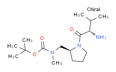 CAS No. 1401665-12-0, tert-Butyl (((S)-1-((S)-2-amino-3-methylbutanoyl)pyrrolidin-2-yl)methyl)(methyl)carbamate