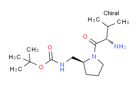 CAS No. 1401666-58-7, tert-Butyl (((S)-1-((S)-2-amino-3-methylbutanoyl)pyrrolidin-2-yl)methyl)carbamate