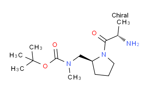 CAS No. 1401664-89-8, tert-Butyl (((S)-1-((S)-2-aminopropanoyl)pyrrolidin-2-yl)methyl)(methyl)carbamate