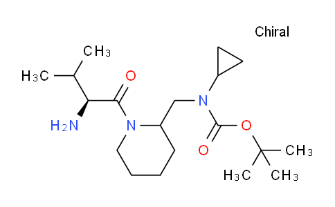 CAS No. 1354033-29-6, tert-Butyl ((1-((S)-2-amino-3-methylbutanoyl)piperidin-2-yl)methyl)(cyclopropyl)carbamate