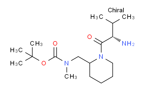 CAS No. 1354033-37-6, tert-Butyl ((1-((S)-2-amino-3-methylbutanoyl)piperidin-2-yl)methyl)(methyl)carbamate