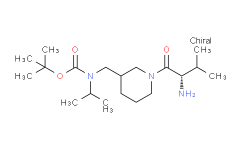 CAS No. 1354028-85-5, tert-Butyl ((1-((S)-2-amino-3-methylbutanoyl)piperidin-3-yl)methyl)(isopropyl)carbamate