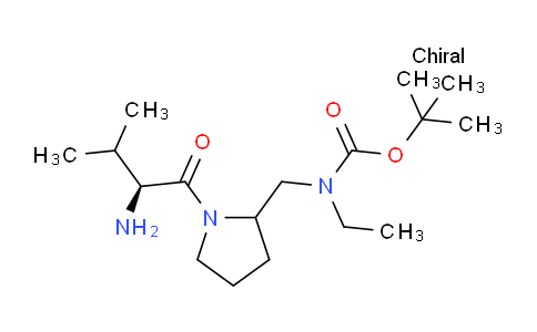 CAS No. 1354024-96-6, tert-Butyl ((1-((S)-2-amino-3-methylbutanoyl)pyrrolidin-2-yl)methyl)(ethyl)carbamate