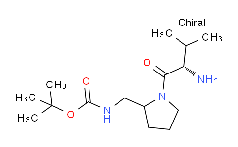 CAS No. 1354028-79-7, tert-Butyl ((1-((S)-2-amino-3-methylbutanoyl)pyrrolidin-2-yl)methyl)carbamate