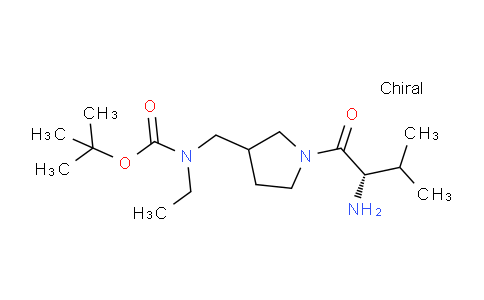 CAS No. 1354032-70-4, tert-Butyl ((1-((S)-2-amino-3-methylbutanoyl)pyrrolidin-3-yl)methyl)(ethyl)carbamate
