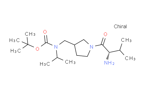CAS No. 1354024-43-3, tert-Butyl ((1-((S)-2-amino-3-methylbutanoyl)pyrrolidin-3-yl)methyl)(isopropyl)carbamate