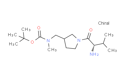 CAS No. 1354028-68-4, tert-Butyl ((1-((S)-2-amino-3-methylbutanoyl)pyrrolidin-3-yl)methyl)(methyl)carbamate