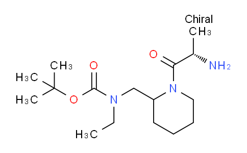 CAS No. 1354028-49-1, tert-Butyl ((1-((S)-2-aminopropanoyl)piperidin-2-yl)methyl)(ethyl)carbamate