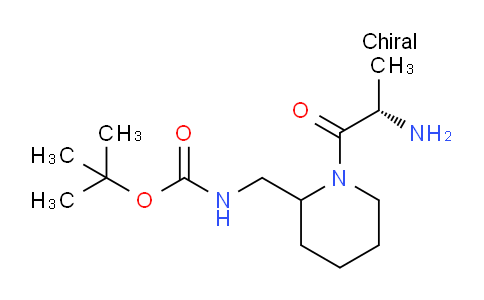 CAS No. 1354027-22-7, tert-Butyl ((1-((S)-2-aminopropanoyl)piperidin-2-yl)methyl)carbamate