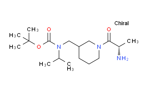 CAS No. 1354029-14-3, tert-Butyl ((1-((S)-2-aminopropanoyl)piperidin-3-yl)methyl)(isopropyl)carbamate