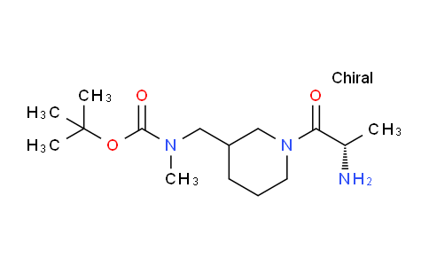 CAS No. 1354027-47-6, tert-Butyl ((1-((S)-2-aminopropanoyl)piperidin-3-yl)methyl)(methyl)carbamate