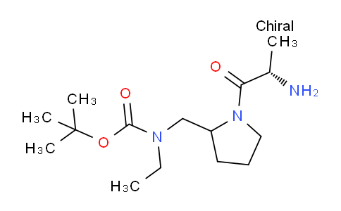 CAS No. 1354029-21-2, tert-Butyl ((1-((S)-2-aminopropanoyl)pyrrolidin-2-yl)methyl)(ethyl)carbamate
