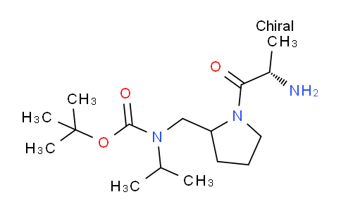 CAS No. 1354029-57-4, tert-Butyl ((1-((S)-2-aminopropanoyl)pyrrolidin-2-yl)methyl)(isopropyl)carbamate