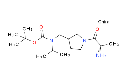 CAS No. 1354025-33-4, tert-Butyl ((1-((S)-2-aminopropanoyl)pyrrolidin-3-yl)methyl)(isopropyl)carbamate