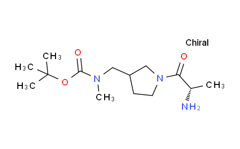 CAS No. 1354027-28-3, tert-Butyl ((1-((S)-2-aminopropanoyl)pyrrolidin-3-yl)methyl)(methyl)carbamate