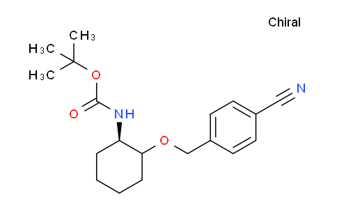 CAS No. 1951430-54-8, tert-Butyl ((1R)-2-((4-cyanobenzyl)oxy)cyclohexyl)carbamate